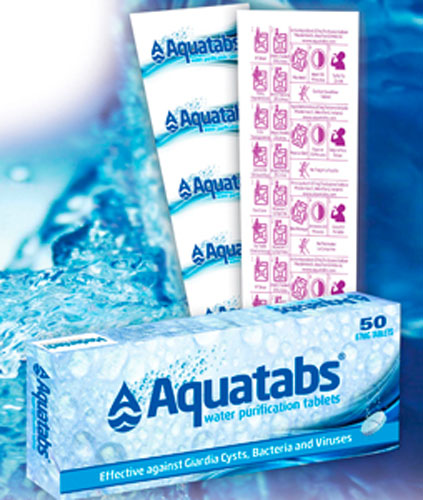 Aquatabs Dosage Chart